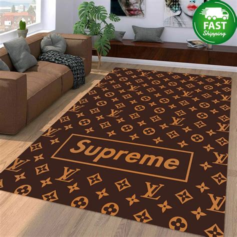 louis vuitton rug for bedroom.